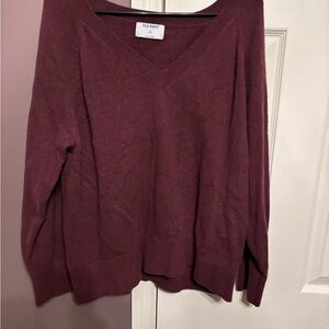 Old Navy Women's Burgundy Sweater